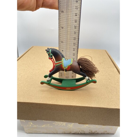 Hallmark 1994 Keepsake Rocking Horse Christmas Ornament - # 14 in Series Vintage - Picture 4 of 5